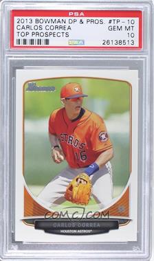 2013 Bowman Draft Picks & Prospects - Top Prospects #TP-10 - Carlos Correa [PSA 10 GEM MT]