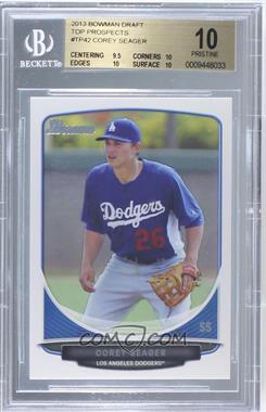 2013 Bowman Draft Picks & Prospects - Top Prospects #TP-42 - Corey Seager [BGS 10 PRISTINE]