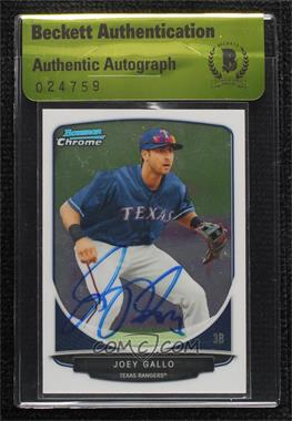 2013 Bowman Draft Picks & Prospects - Top Prospects #TP-5 - Joey Gallo [BAS Authentic]