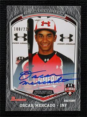 2013 Bowman Draft Picks & Prospects - Under Armour All-American Autographs #UA-OM - Oscar Mercado (2012 Under Armour) /220 [COMC RCR Near Mint‑Mint]