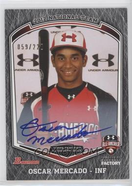 2013 Bowman Draft Picks & Prospects - Under Armour All-American Autographs #UA-OM - Oscar Mercado (2012 Under Armour) /220