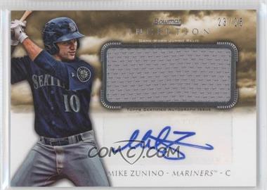 2013 Bowman Inception - Autographed Jumbo Relics #AJR-MZ - Mike Zunino /25