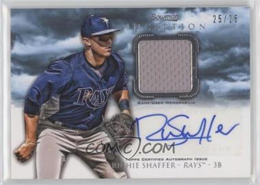 2013 Bowman Inception - Autographed Relics - Blue #AR-RS - Richie Shaffer /25