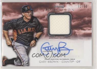 2013 Bowman Inception - Autographed Relics - Red #AR-GB - Gary Brown /50