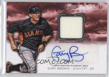 2013 Bowman Inception - Autographed Relics - Red #AR-GB - Gary Brown /50
