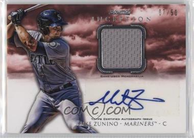 2013 Bowman Inception - Autographed Relics - Red #AR-MZ - Mike Zunino /50