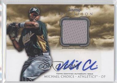 2013 Bowman Inception - Autographed Relics #AR-MC - Michael Choice