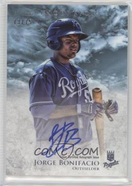 2013 Bowman Inception - Prospect Autographs - Blue #PA-JBO - Jorge Bonifacio /75