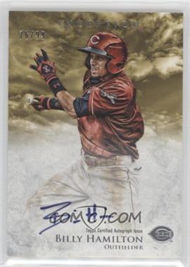 2013 Bowman Inception - Prospect Autographs - Gold #PA-BH - Billy Hamilton /99