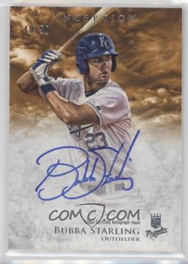 2013 Bowman Inception - Prospect Autographs - Orange #PA-BS - Bubba Starling /50