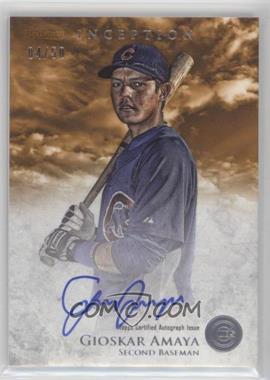 2013 Bowman Inception - Prospect Autographs - Orange #PA-GA - Gioskar Amaya /50