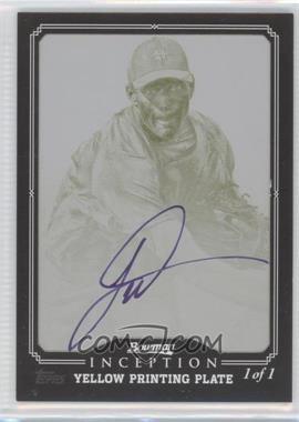 2013 Bowman Inception - Prospect Autographs - Printing Plate Yellow Framed #PA-TW - Taijuan Walker /1