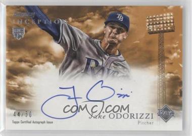 2013 Bowman Inception - Rookie Autographs - Orange #RA-JO - Jake Odorizzi /50