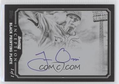 2013 Bowman Inception - Rookie Autographs - Printing Plate Black #RA-JO - Jake Odorizzi /1