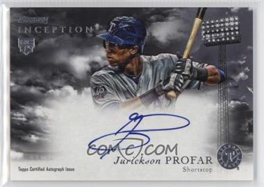 2013 Bowman Inception - Rookie Autographs #RA-JP - Jurickson Profar