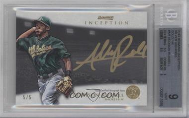 2013 Bowman Inception - Silver Signings Autographs - Gold Ink #SS-AR - Addison Russell /5 [BGS 9 MINT]