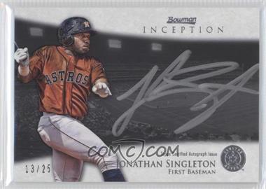 2013 Bowman Inception - Silver Signings Autographs #SS-JS - Jonathan Singleton /25