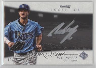 2013 Bowman Inception - Silver Signings Autographs #SS-WM - Wil Myers /25