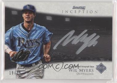 2013 Bowman Inception - Silver Signings Autographs #SS-WM - Wil Myers /25