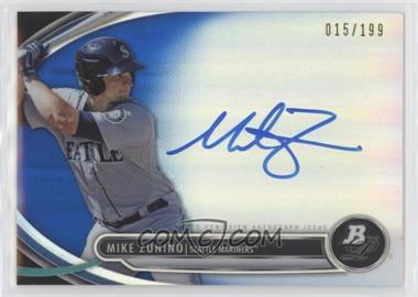 2013 Bowman Platinum - Autographed Prospects - Blue Refractor #BPAP-MZ - Mike Zunino /199