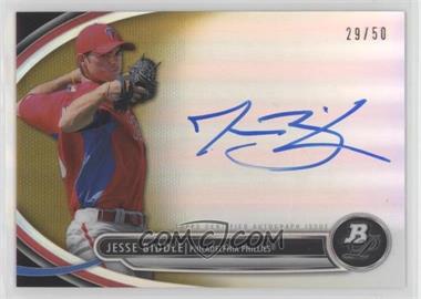 2013 Bowman Platinum - Autographed Prospects - Gold Refractor #BPAP-JBI - Jesse Biddle /50