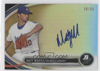 2013 Bowman Platinum - Autographed Prospects - Gold Refractor #BPAP-MM - Matt Magill /50