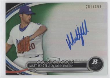 2013 Bowman Platinum - Autographed Prospects - Green Refractor #BPAP-MM - Matt Magill /399