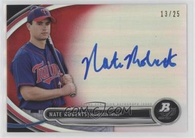 2013 Bowman Platinum - Autographed Prospects - Red Refractor #BPAP-NR - Nate Roberts /25