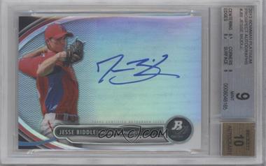 2013 Bowman Platinum - Autographed Prospects #BPAP-JBI - Jesse Biddle [BGS 9 MINT]