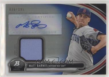 2013 Bowman Platinum - Autographed Relic - Blue Refractor #AR-MB - Matt Barnes /199