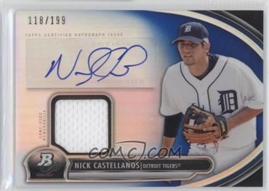 2013 Bowman Platinum - Autographed Relic - Blue Refractor #AR-NC - Nick Castellanos /199