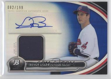 2013 Bowman Platinum - Autographed Relic - Blue Refractor #AR-TB - Trevor Bauer /199