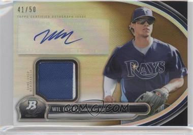 2013 Bowman Platinum - Autographed Relic - Gold Refractor #AR-WMY - Wil Myers /50