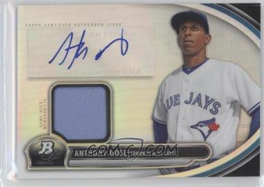 2013 Bowman Platinum - Autographed Relic #AR-AG - Anthony Gose