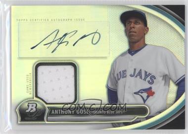 2013 Bowman Platinum - Autographed Relic #AR-AG - Anthony Gose