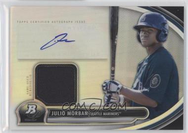 2013 Bowman Platinum - Autographed Relic #AR-JMO - Julio Morban