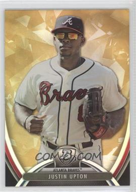 2013 Bowman Platinum - [Base] - Gold #19 - Justin Upton