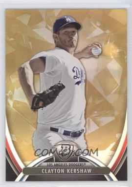 2013 Bowman Platinum - [Base] - Gold #23 - Clayton Kershaw