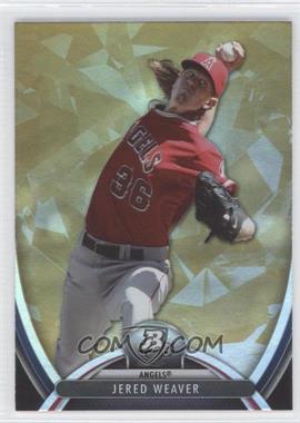 2013 Bowman Platinum - [Base] - Gold #3 - Jered Weaver