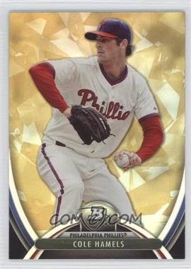 2013 Bowman Platinum - [Base] - Gold #48 - Cole Hamels