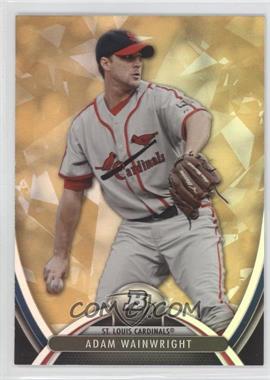 2013 Bowman Platinum - [Base] - Gold #7 - Adam Wainwright