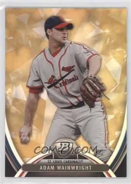 2013 Bowman Platinum - [Base] - Gold #7 - Adam Wainwright