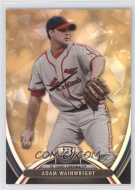 2013 Bowman Platinum - [Base] - Gold #7 - Adam Wainwright