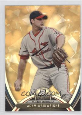 2013 Bowman Platinum - [Base] - Gold #7 - Adam Wainwright