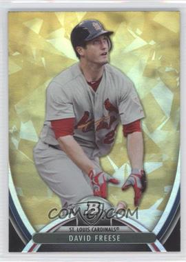 2013 Bowman Platinum - [Base] - Gold #8 - David Freese