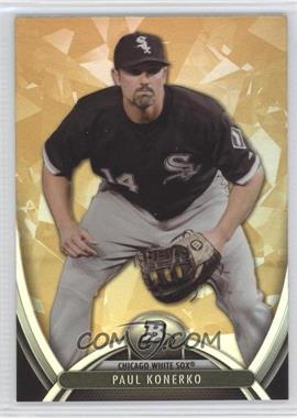 2013 Bowman Platinum - [Base] - Gold #92 - Paul Konerko