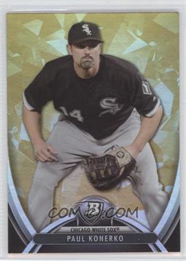 2013 Bowman Platinum - [Base] - Gold #92 - Paul Konerko