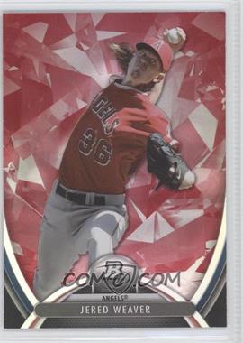 2013 Bowman Platinum - [Base] - Ruby #3 - Jered Weaver