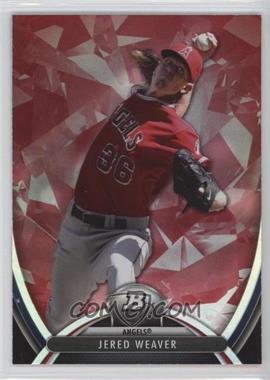 2013 Bowman Platinum - [Base] - Ruby #3 - Jered Weaver