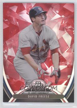 2013 Bowman Platinum - [Base] - Ruby #8 - David Freese